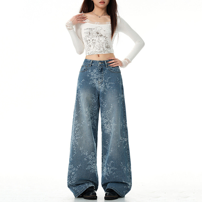 High-Waisted Straight Leg Jeans for Women