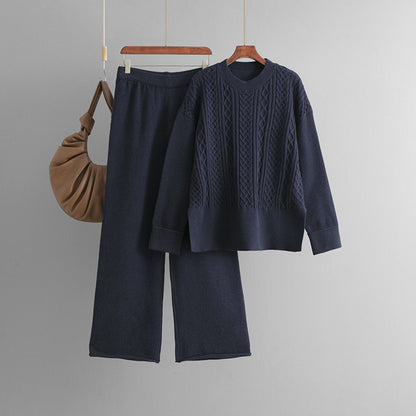 Twists sweater+casual pants two-piece set