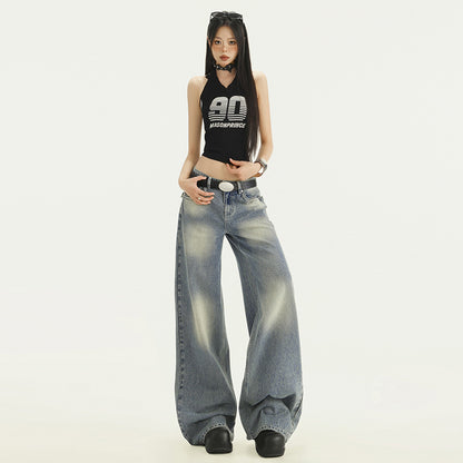 Pants for Women Loose Straight Leg Wide Leg Pants