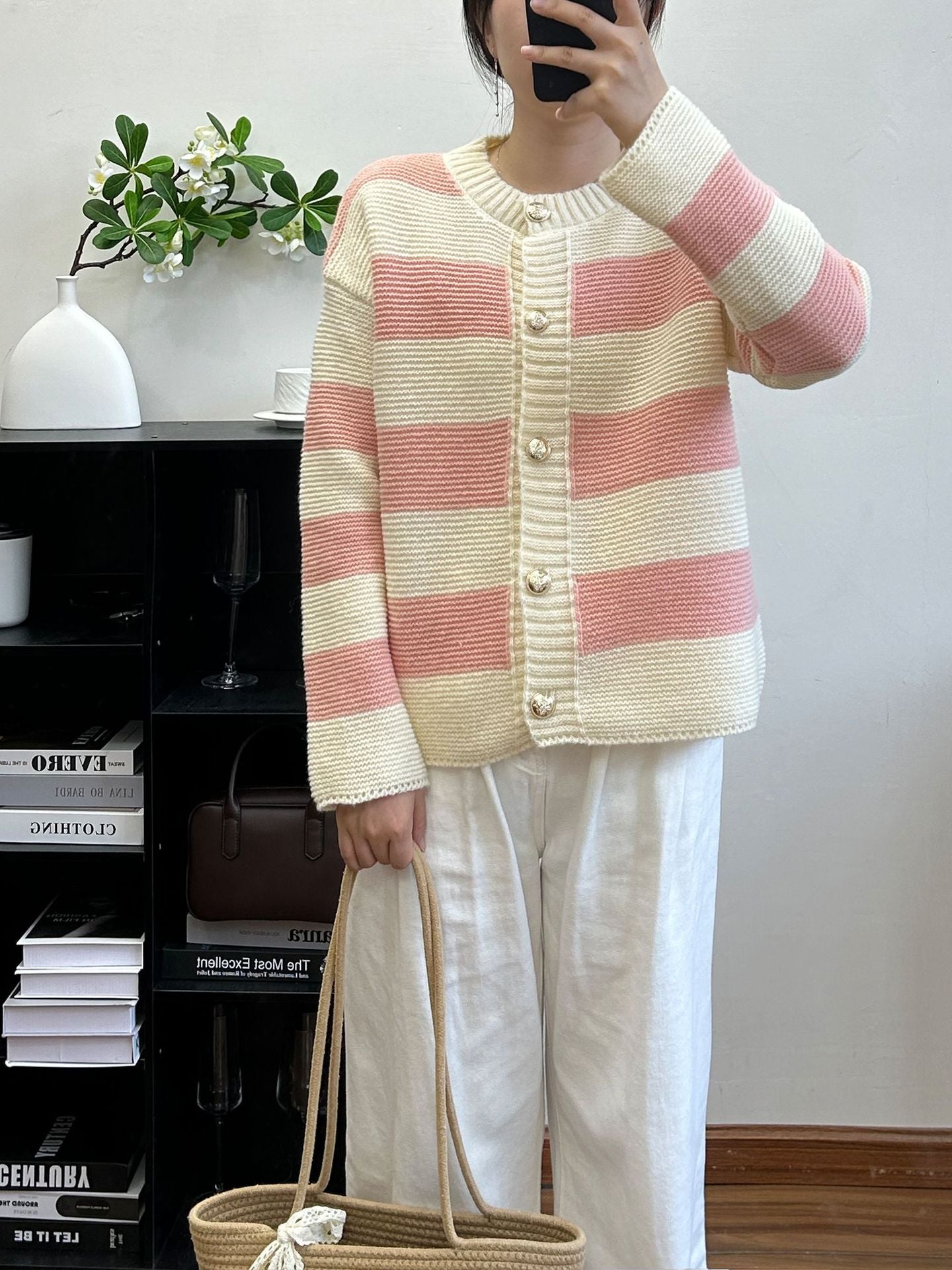 Loose Temperament Versatile Sweater Jacket