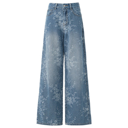 High-Waisted Straight Leg Jeans for Women