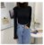 High Neck Sweater With Long Sleeve Pullover Top